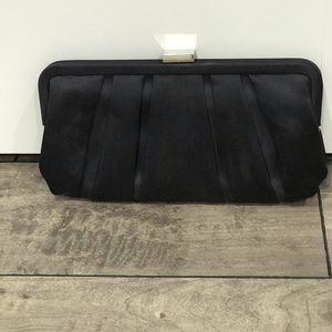 Black clutch bag